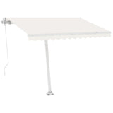 NNEVL Freestanding Automatic Awning 300x250 cm Cream
