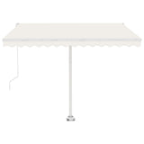 NNEVL Freestanding Automatic Awning 300x250 cm Cream