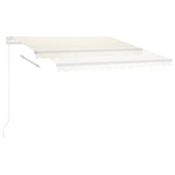 NNEVL Freestanding Automatic Awning 300x250 cm Cream