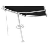 NNEVL Freestanding Automatic Awning 300x250 cm Anthracite
