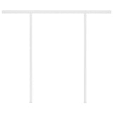 NNEVL Automatic Retractable Awning with Posts 3x2.5 m Yellow&White