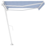 NNEVL Freestanding Automatic Awning 400x300cm Blue/White