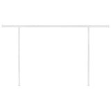 NNEVL Automatic Retractable Awning with Posts 4x3 m Blue&White
