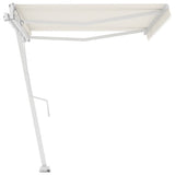NNEVL Freestanding Automatic Awning 400x300 cm Cream