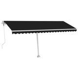 NNEVL Freestanding Automatic Awning 500x300 cm Anthracite