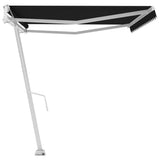 NNEVL Freestanding Automatic Awning 500x300 cm Anthracite