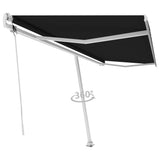 NNEVL Freestanding Automatic Awning 500x300 cm Anthracite