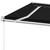 NNEVL Freestanding Automatic Awning 500x300 cm Anthracite