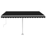 NNEVL Freestanding Automatic Awning 400x350 cm Anthracite