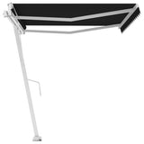 NNEVL Freestanding Automatic Awning 400x350 cm Anthracite