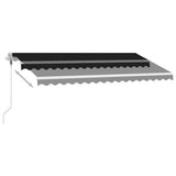 NNEVL Freestanding Automatic Awning 400x350 cm Anthracite