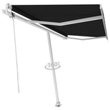 NNEVL Freestanding Automatic Awning 400x350 cm Anthracite