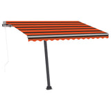 NNEVL Freestanding Automatic Awning 300x250cm Orange/Brown