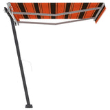 NNEVL Freestanding Automatic Awning 300x250cm Orange/Brown