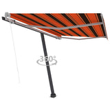 NNEVL Freestanding Automatic Awning 300x250cm Orange/Brown