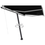 NNEVL Freestanding Automatic Awning 350x250 cm Anthracite