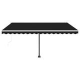 NNEVL Freestanding Automatic Awning 450x300 cm Anthracite