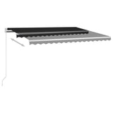 NNEVL Freestanding Automatic Awning 450x300 cm Anthracite