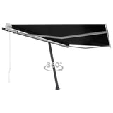 NNEVL Freestanding Automatic Awning 450x300 cm Anthracite