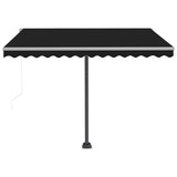 NNEVL Automatic Awning with LED&Wind Sensor 300x250 cm Anthracite