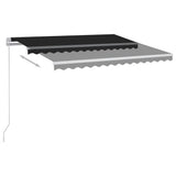 NNEVL Automatic Awning with LED&Wind Sensor 300x250 cm Anthracite