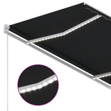 NNEVL Automatic Awning with LED&Wind Sensor 300x250 cm Anthracite