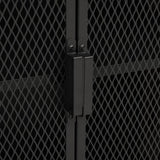 NNEVL Storage Cabinets 2 pcs Rustic Brown 72x36x82 cm Metal and MDF