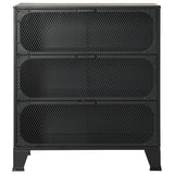 NNEVL Storage Cabinets 2 pcs Grey 72x36x82 cm Metal and MDF