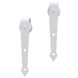 NNEVL Sliding Door Hardware Kit 200 cm Steel White
