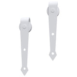 NNEVL Sliding Door Hardware Kit 183 cm Steel White