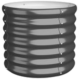 NNEVL Garden Planter Powder-coated Steel 40x40x36 cm Anthracite