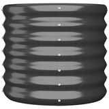 NNEVL Garden Planter Powder-coated Steel 40x40x36 cm Anthracite
