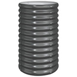 NNEVL Garden Planter Powder-coated Steel 40x40x68 cm Anthracite