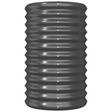 NNEVL Garden Planter Powder-coated Steel 40x40x68 cm Anthracite