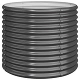 NNEVL Garden Planter Powder-coated Steel 80x80x68 cm Anthracite