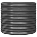 NNEVL Garden Planter Powder-coated Steel 80x80x68 cm Anthracite