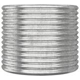 NNEVL Garden Planter Powder-coated Steel 80x80x68 cm Silver