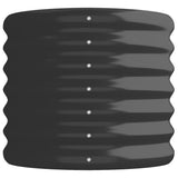 NNEVL Garden Planter Powder-coated Steel 114x40x36 cm Anthracite