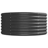 NNEVL Garden Raised Bed Powder-Coated Steel 224x80x36 cm Anthracite