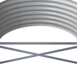 NNEVL Garden Raised Bed Powder-Coated Steel 224x80x36 cm Anthracite