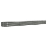 NNEVL Garden Planter Powder-coated Steel 512x80x36 cm Grey
