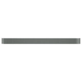 NNEVL Garden Planter Powder-coated Steel 512x80x36 cm Grey