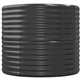 NNEVL Garden Planter Powder-coated Steel 152x80x68 cm Anthracite