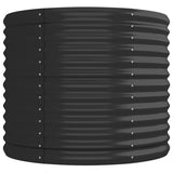 NNEVL Garden Planter Powder-coated Steel 224x80x68 cm Anthracite