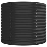 NNEVL Garden Raised Bed Powder-Coated Steel 296x80x68 cm Anthracite