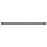 NNEVL Garden Planter Powder-coated Steel 507x100x36 cm Grey