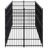 NNEVL Outdoor Dog Kennel Steel 12.9 m²