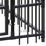 NNEVL Outdoor Dog Kennel Steel 25.8 m²