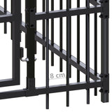 NNEVL Outdoor Dog Kennel Steel 64.51 m²