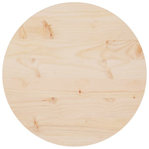 NNEVL Table Top Ø50x2.5 cm Solid Wood Pine